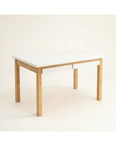 Ash Dell Empty Workshop Workbench - White (synthetic illustration; no displayed measurements)