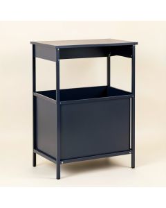 Juniper Arc Freestanding Pull-Out Hamper Cabinet (synthetic illustration; no displayed measurements)
