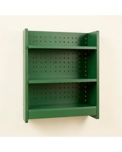 Aspen Dale Empty Wall-Mounted Tool Organizer Panel - Green (synthetic illustration; no displayed measurements)