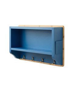 Ridge Canyon Wall-Mounted Entryway Organizer Shelf - Blue (synthetic illustration; no displayed measurements)