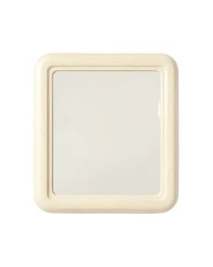 Harbor Branch Framed Wall Mirror - Cream