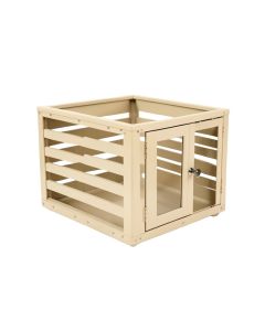 Wren Crossing Empty Furniture-Style Pet Crate - Beige (synthetic illustration; no displayed measurements)