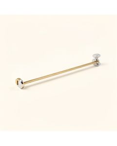 Faux Marble Urn Decorative Single Curtain Rod & Hardware Set (synthetic illustration; no displayed measurements)