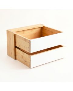 Elm Dell Under-Desk Drawer Unit - White (synthetic illustration; no displayed measurements)