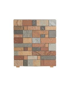 Brick Random Sized 0.6 '' X 1 '' Mosaic Tile