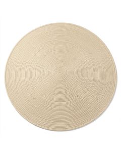 Stone Bluff Round Area Rug - Beige (synthetic illustration; no displayed measurements)