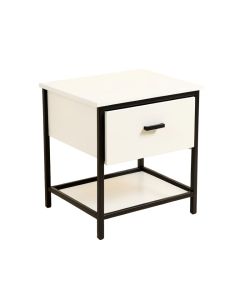Urbana 1 Drawer Iron Nightstand