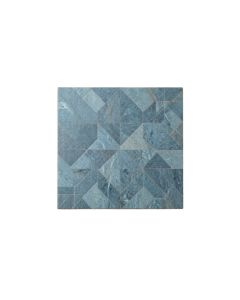 Holly Bend Uninstalled Square Decorative Tile - Blue
