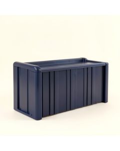 Field Crossing Narrow Outdoor Storage Bench - Navy (synthetic illustration; no displayed measurements)