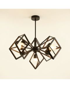 Dittman 6 - Light Unique / Statement Geometric Chandelier (synthetic illustration; no displayed measurements)