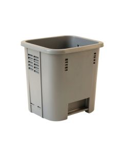 Alder Branch Closed Garden Compost Bin - Gray (synthetic illustration; no displayed measurements)