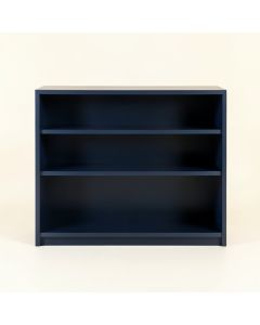 Moss Bluff Low Bookcase - Navy (synthetic illustration; no displayed measurements)