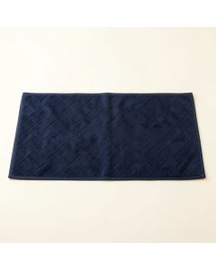 Flint Canyon Bath Mat - Navy (synthetic illustration; no displayed measurements)