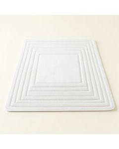 Meadow Crest Rectangular Outdoor Rug - White (synthetic illustration; no displayed measurements)