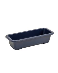 Glen Bluff Empty Railing Planter With Integral Brackets - Navy (synthetic illustration; no displayed measurements)