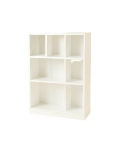 Oak Canyon Freestanding Bookcase - White (synthetic illustration; no displayed measurements)