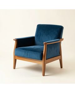 Cove Falls Upholstered Armchair - Blue (synthetic illustration; no displayed measurements)