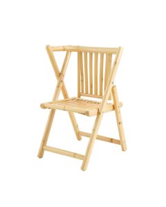 Fern Canyon Folding Outdoor Chair - Ivory (synthetic illustration; no displayed measurements)