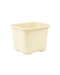 Cedar Bridge Empty Raised Planter - Ivory