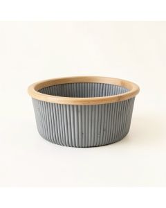 Ridge Bluff Empty Storage Basket - Gray (synthetic illustration; no displayed measurements)