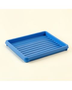 Hill Bridge Empty Under-Desk Cable Tray - Blue (synthetic illustration; no displayed measurements)