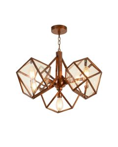 Douthett 6 - Light Unique / Statement Geometric Chandelier