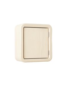 Aspen Bluff Wall-Mounted Entry Cabinet - Ivory (synthetic illustration; no displayed measurements)