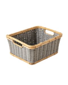 Cove Brook Empty Storage Basket - Gray