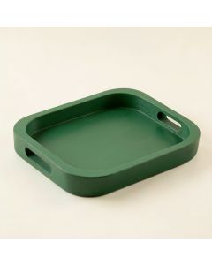 Aspen Bend Serving Tray - Green (synthetic illustration; no displayed measurements)