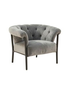 Poynor 26 '' Wide Tufted Velvet Armchair