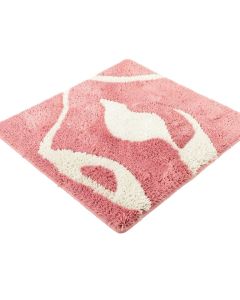 Kjellfrid Shaggy Pink/White Area Rug (synthetic illustration; no displayed measurements)