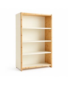 Rowan Edge Freestanding Bookcase - Cream