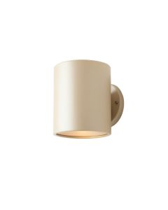 Olive Crossing Wall Sconce Mounted On A Plain Wall - Beige
