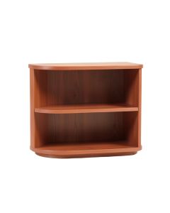 Aspen Bluff Low Bookcase - Terracotta (synthetic illustration; no displayed measurements)