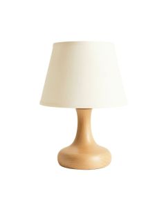 Sage Bridge Table Lamp With A Plain Fabric Shade - Ivory