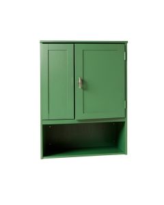 Fern Dell Wall-Mounted Laundry Cabinet - Green (synthetic illustration; no displayed measurements)