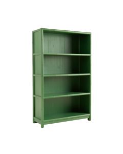 Aspen Falls Freestanding Bookcase - Green