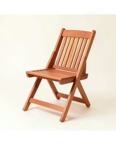Slate Bend Folding Outdoor Chair - Terracotta (synthetic illustration; no displayed measurements)