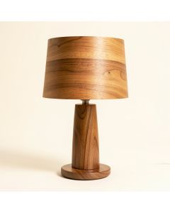 Fernando 26 '' Walnut Table Lamp (synthetic illustration; no displayed measurements)