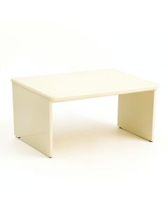 Bay Fold Desktop Monitor Riser - Cream (synthetic illustration; no displayed measurements)