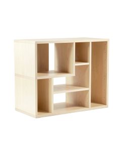 Aspen Dell Desktop Shelving Unit - Ivory