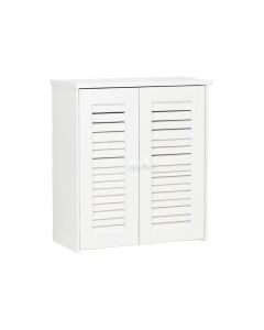 Cliff Branch Wall-Mounted Laundry Cabinet - White (synthetic illustration; no displayed measurements)