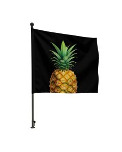 Tebikerei Pineapple Personalized Polyester 18 X 12 In . Garden Flag