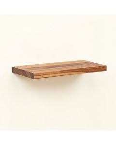 Moa™ Teak Flat Floating Shelf (synthetic illustration; no displayed measurements)