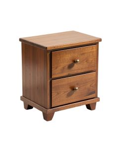 Everly Wooden 2 Drawer Nightstand (synthetic illustration; no displayed measurements)
