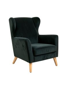 Nestor 27.6 '' Wide Velvet Wingback Chair