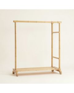 Clay Bluff Empty Garment Rack - Beige (synthetic illustration; no displayed measurements)