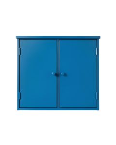 Juniper Brook Wall-Mounted Laundry Cabinet - Blue (synthetic illustration; no displayed measurements)