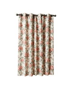 Affric Lined And Interlined Floral Room Darkening Grommet Single Curtain Panel (synthetic illustration; no displayed measurements)