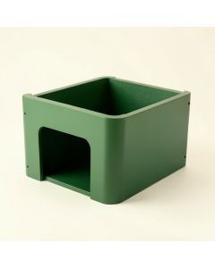 River Crest Empty Furniture-Style Litter Enclosure - Green (synthetic illustration; no displayed measurements)